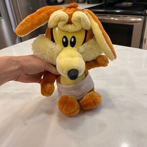 Warner Bros. Looney Tunes Lovables Wile E. Coyote Plush Toy Diaper 1994‎